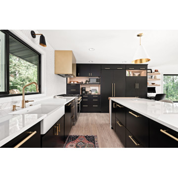 Black Kitchen Cabinets